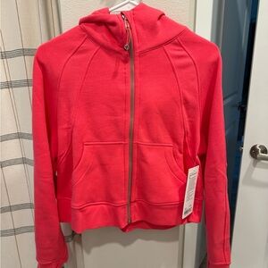 Lululemon pink full zip scuba